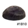 A close up of the top portion of a wig