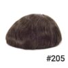 A brown wig with no hair on top.