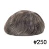 A gray wig is shown with the number 2 5 0.