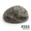 A gray wig is shown with the number 2 6 5.