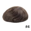 A close up of a wig with the number 4 on it
