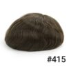 A brown wig with no hair on top of it.