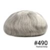 A gray wig is shown with the number 4 9 0.
