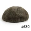 A close up of the top portion of a wig