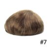 A close up of the top part of a wig