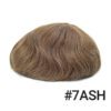 A close up of the top part of a wig
